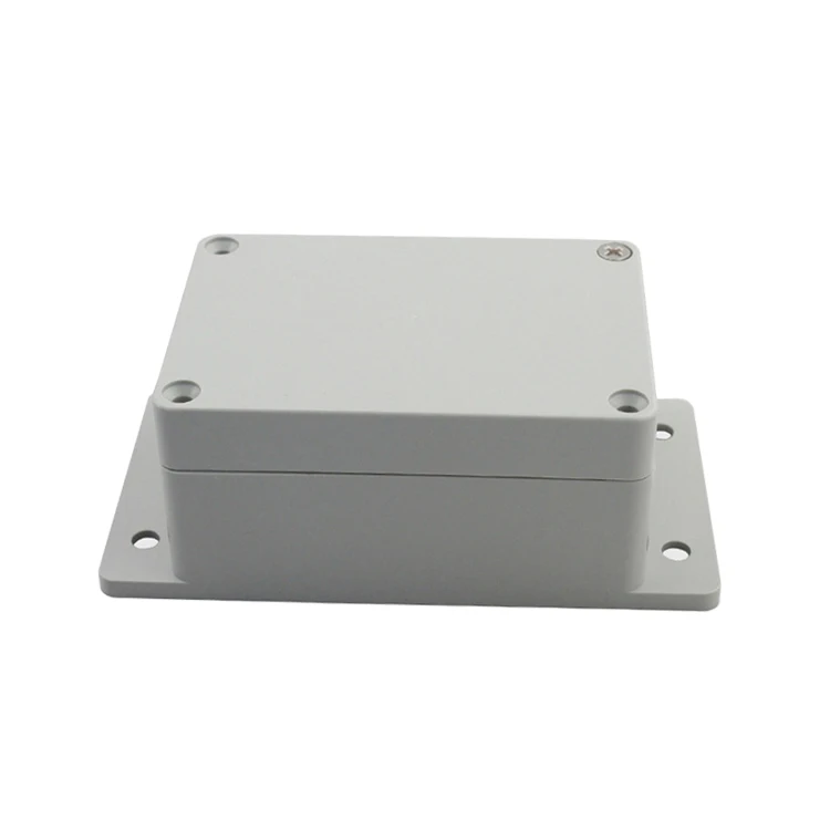 115x85x35mm OEM ABS plastic shell fabrication custom waterproof IP65 electronic enclosure outdoor with ear