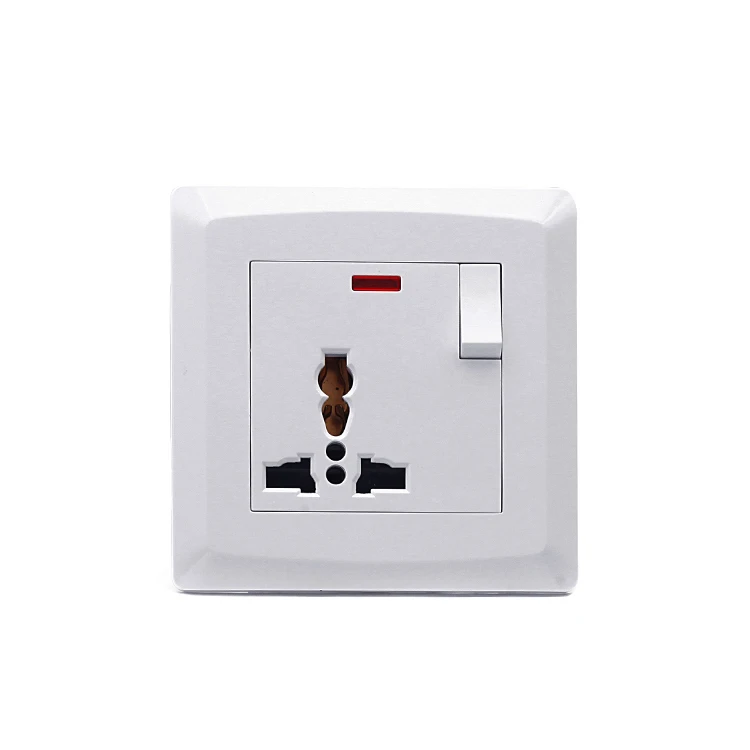 VNX Коммутируемая розетка 13A розетка настенный выключатель с неоновой 3/6pin универсальная розетка