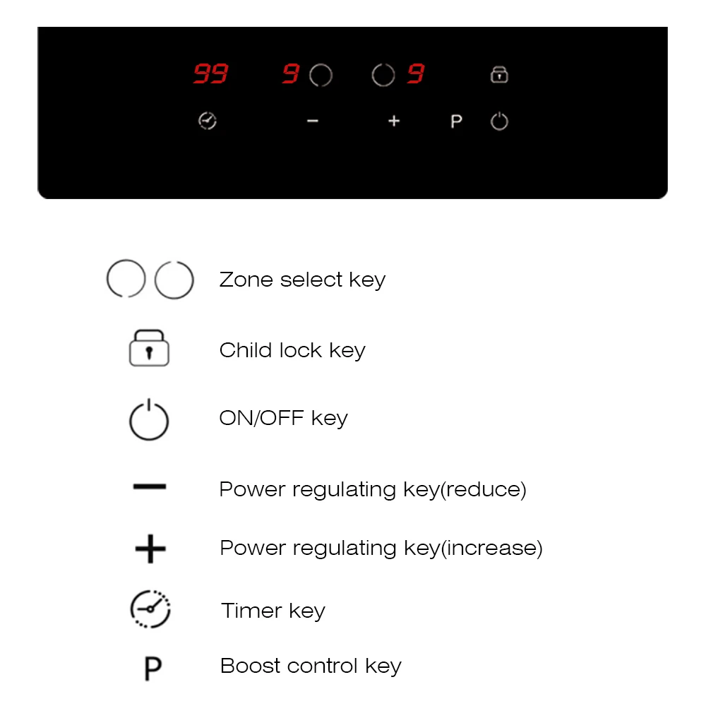 2-Burner Stylish Design Of Induction Cooker Modern Aesthetics Enhance Your Kitchen Decor