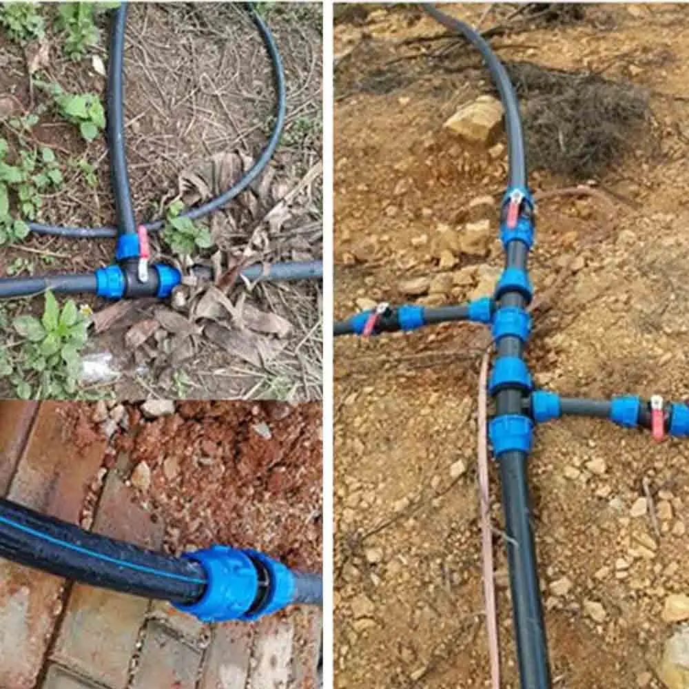 50-32mm Switch Water Splitter for Plastic Water Plug Coupler Water Pipe hose reducer Garden Hose Pipe Connector