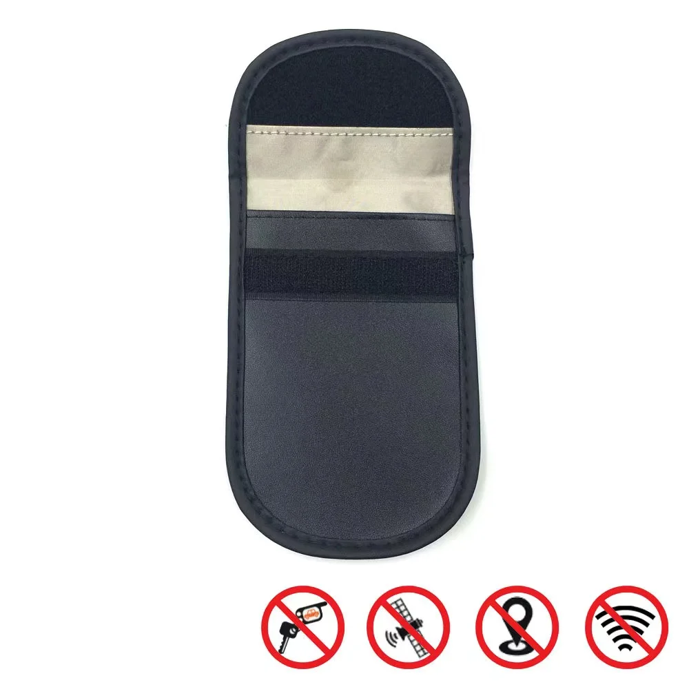 Car Key Signal Blocker Case Faraday Cage Fob Pouch Keyless RFID Blocking Bag