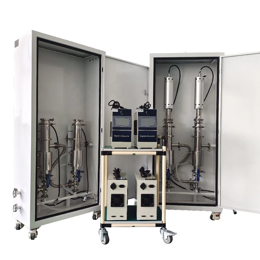 continuous flow cell ultrasonic mixer for Dispersion treatment of new materials