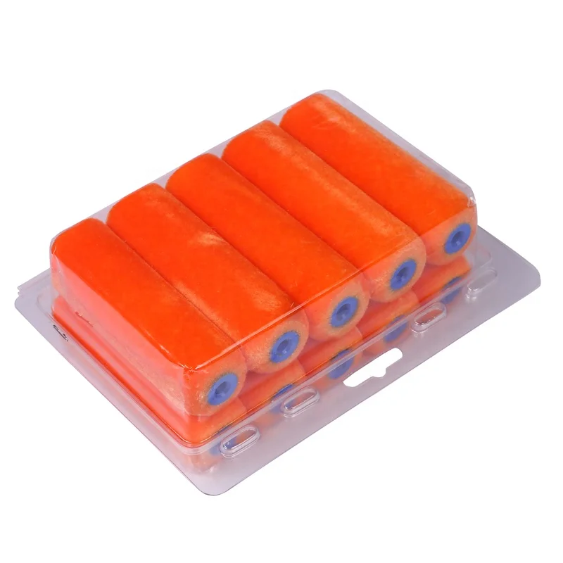 High Quality Orange Flock Foam Paint Roller Cover