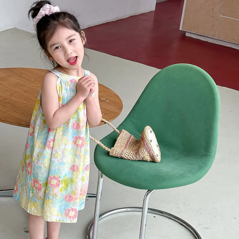 5 Years Old Girl Dresses Children New Toddler Kids Baby Girls Children Princess Casual Dress Short Sleeve Skirt