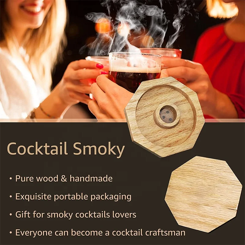 Customizable premium whiskey  smokers set cocktail smoker top kit for drinks
