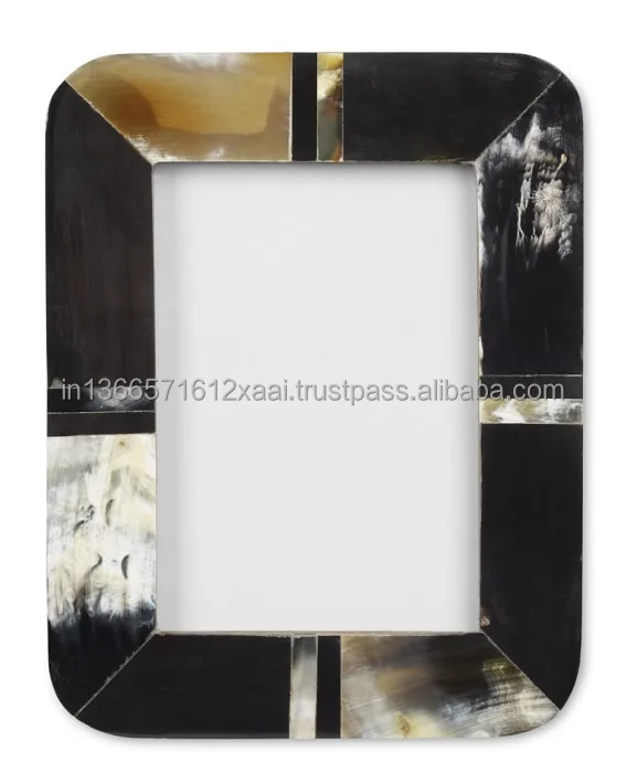 
Best quality handmade Horn picture frame for home decor accessories/Horn & Bone Photo Frames Bone Inlay Picture Frame 