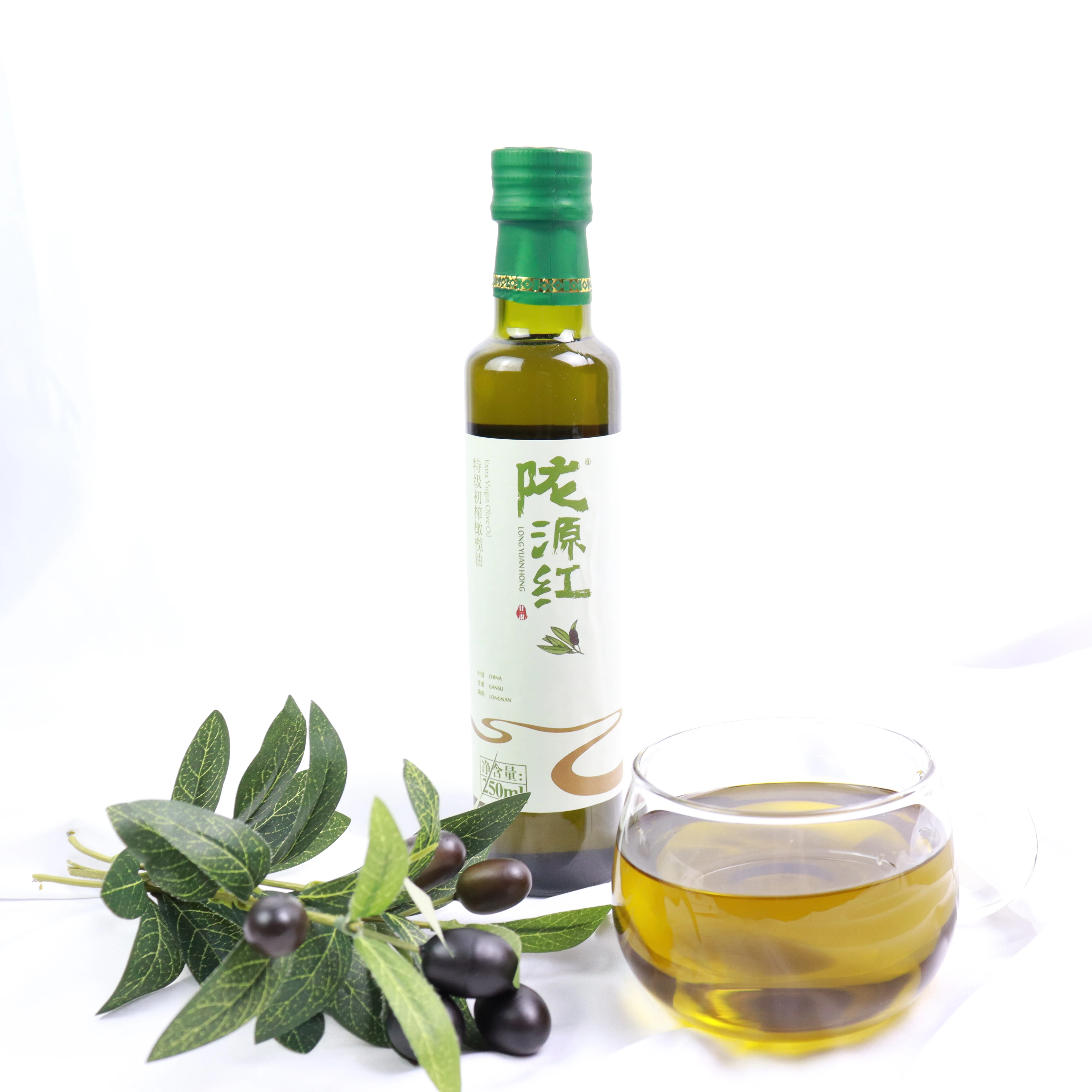 LongyuanHong   Olive oil  Wholesale Price Cold Pressed Siemens machine Extra Virgin Olive Oil 750ml