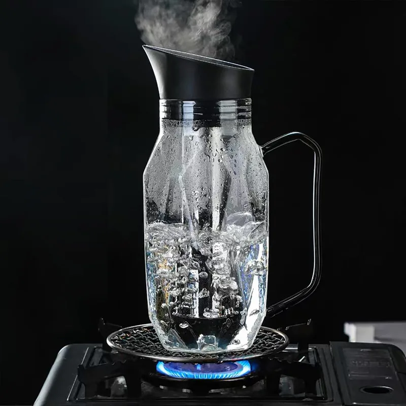 Wholesale borosilicate glass cold brew maker airtigh iced cold brew coffee maker glass coffee pot with filter