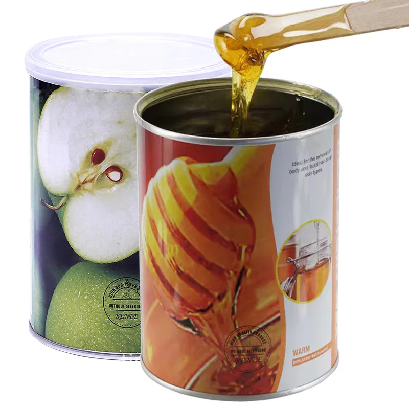 Hair removal beeswax oily 800g hot wax iron canned warm wax rosin soft wax cross-border hair remover