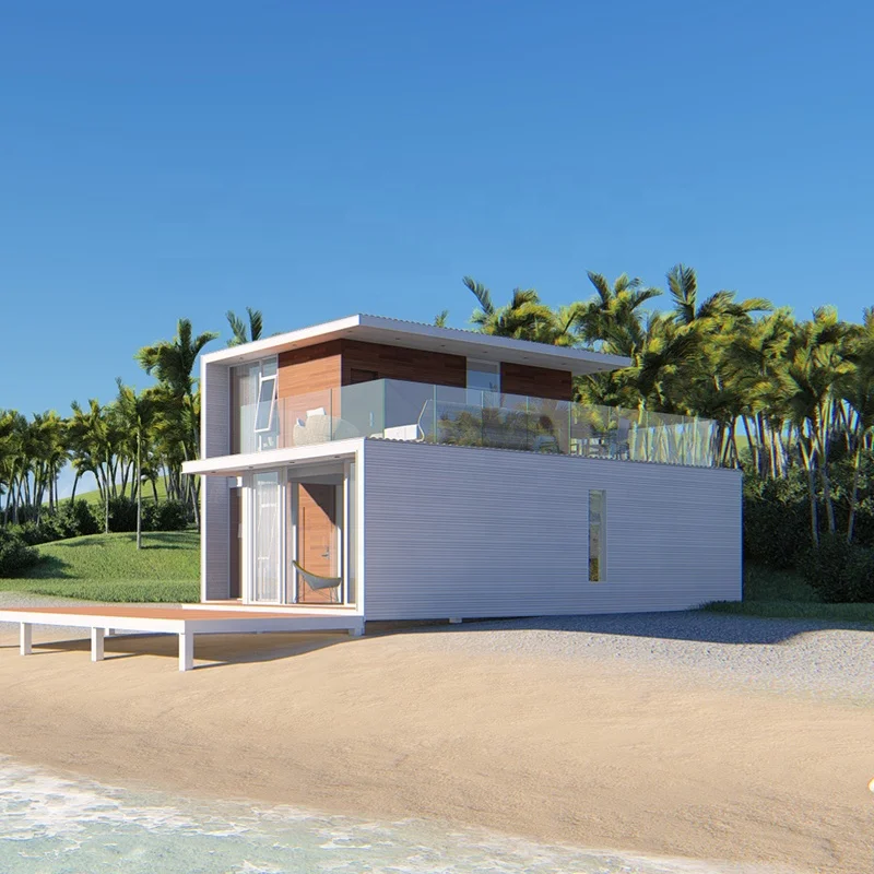 Hot container house supplier light steel villa prefab houses shipping container container home toefl a casa prefab house