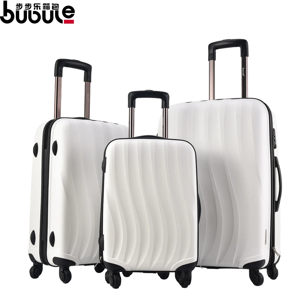 BUBULE новый дизайн фирменное наименование чемодан 3 шт. PP тележка на молнии Carry-on + багаж