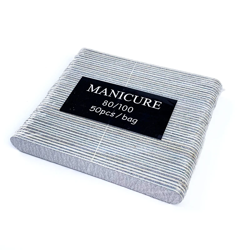 Высокое качество 5000 шт./картонная коробка OEM под заказ электрическая деревянная пилка для ногтей 100/180/240