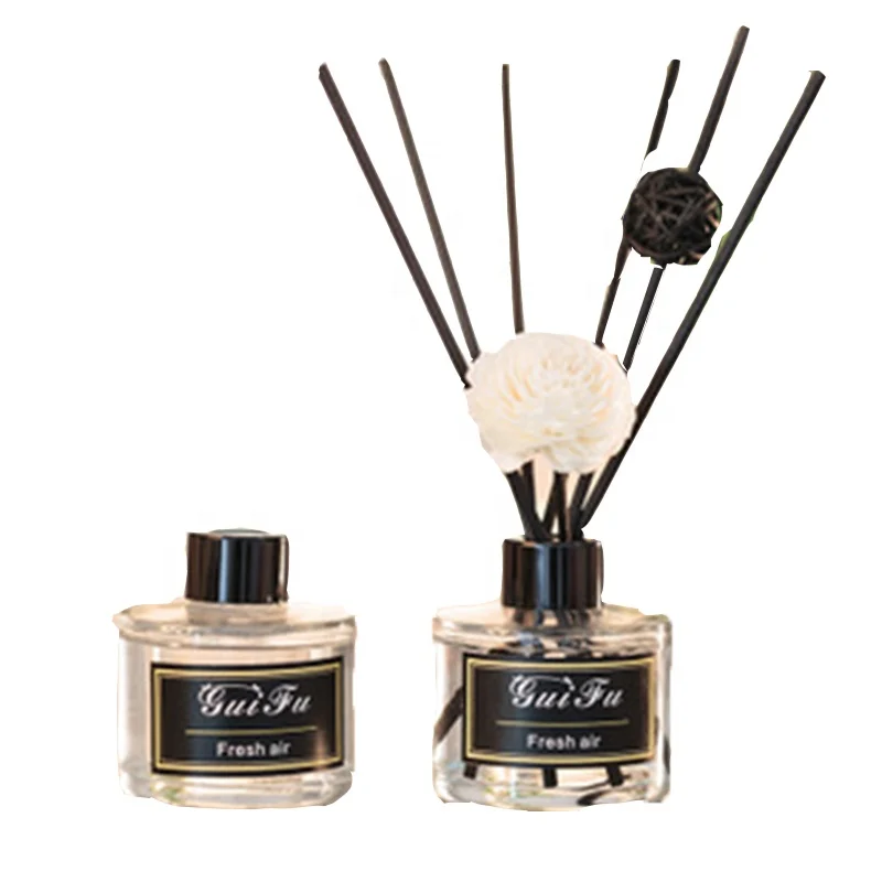 Essential Oil Reed Flameless Aromatherapy Diffusers Air Freshener Glass Bottles