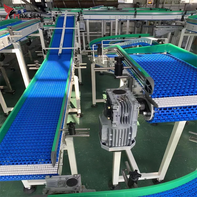 Modular Belt Conveyor System with Food Grade Plastic