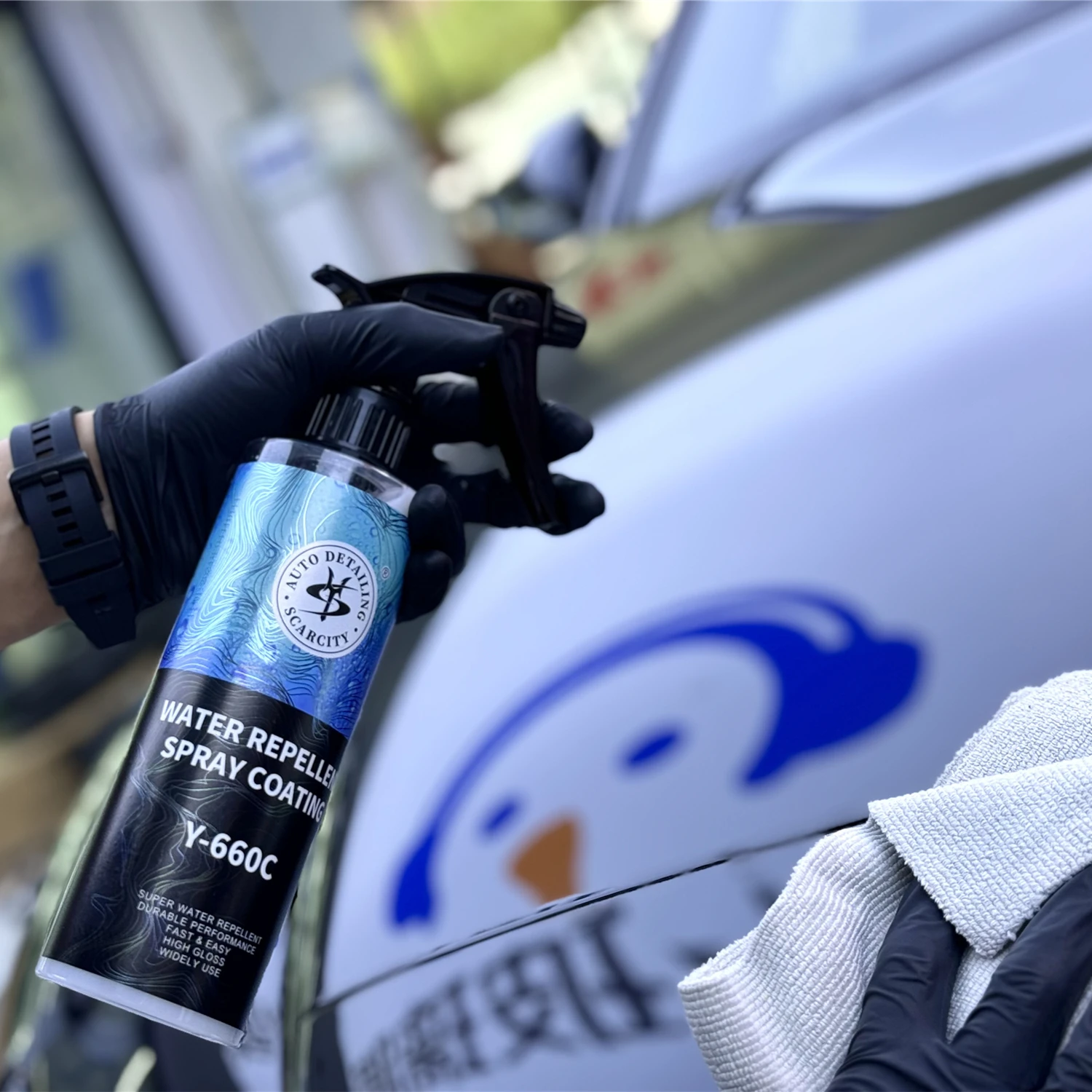SCARCITY car нано керамическое покрытие супер гидрофобное спрей