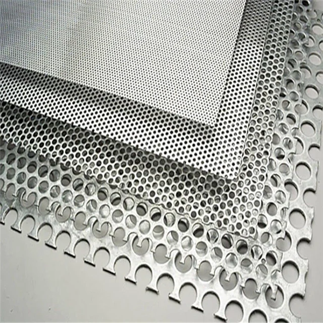 Low Price 1/4 1/2 inch Hole Stainless Steel Perforated Sheet Punched Metal Screen Wire Mesh