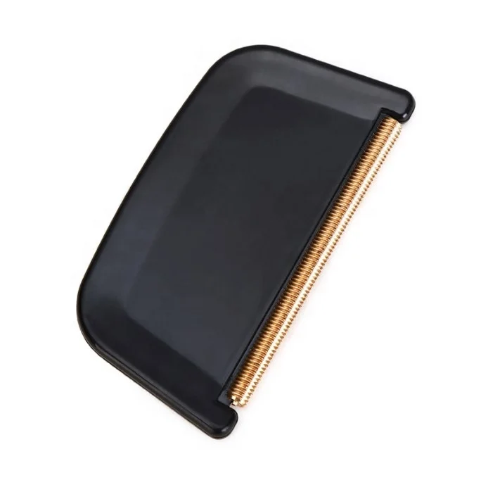 Wholesale Custom Logo Mini Lint Removers Cleaning Tool Black Plastic Sweater Cashmere Comb Wool Comb