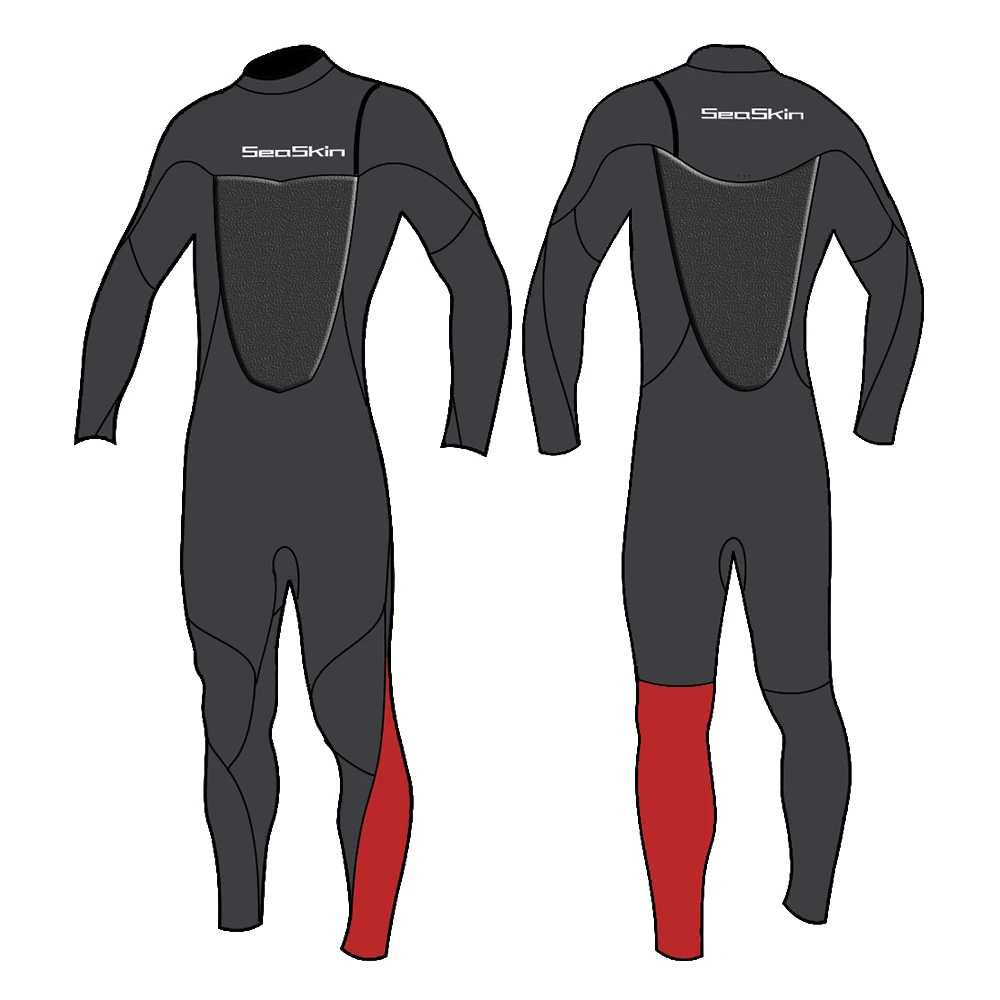 Seaskin Neoprene Zippless Mens 3mm Surfing Wetsuit