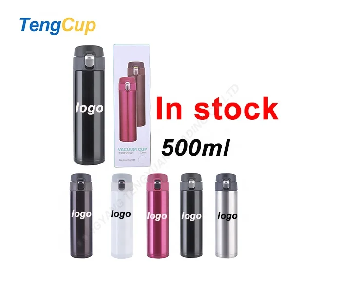 TY 500ml in stock Professional Custom Made stainless steel Vacuum Insulated Water Bottle