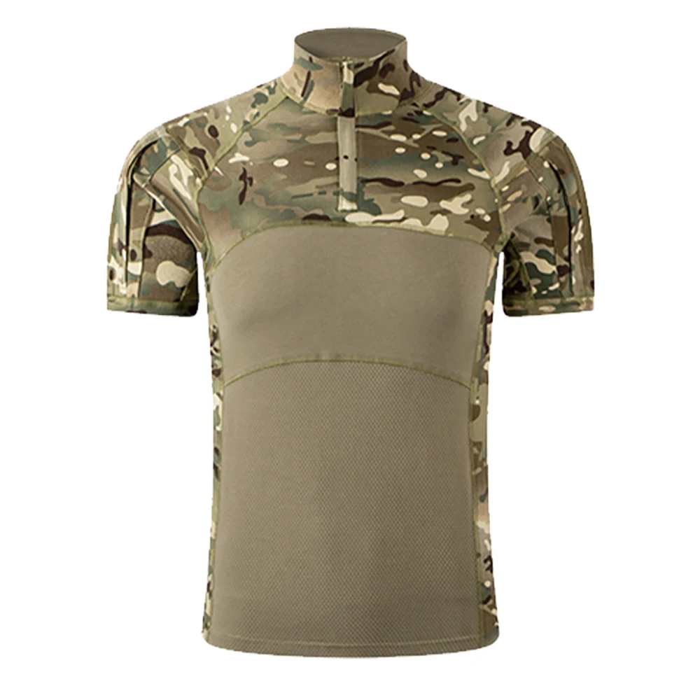 Hot Sale G4 Camouflage Multicam Combat Short Sleeve Tactical Camo Short Sleeve T-shirt