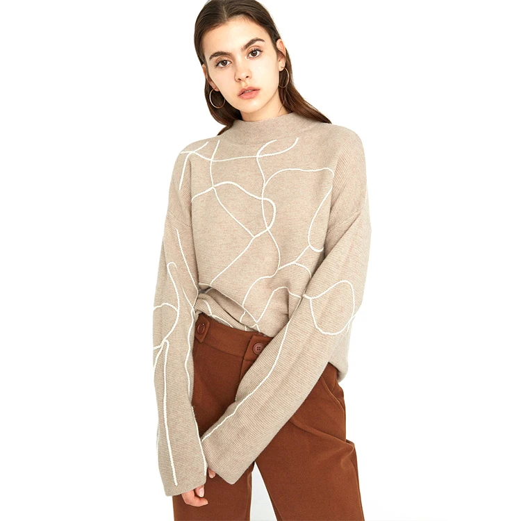 2022 Winter Crew Neck Custom Cashmere Sweater