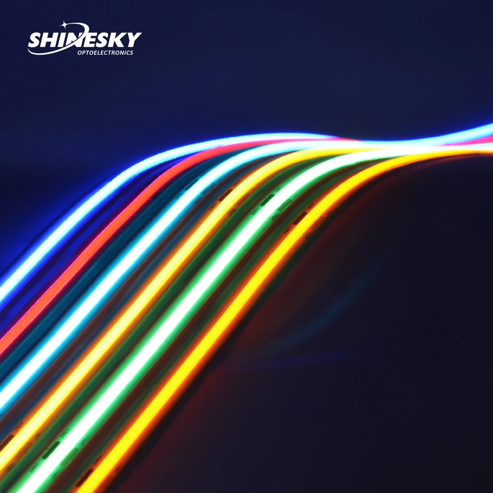 Световая лента SHINESKY IP67 12 Вт красная/зеленая/синяя/желтая/Розовая/оранжевая DC12/24 В