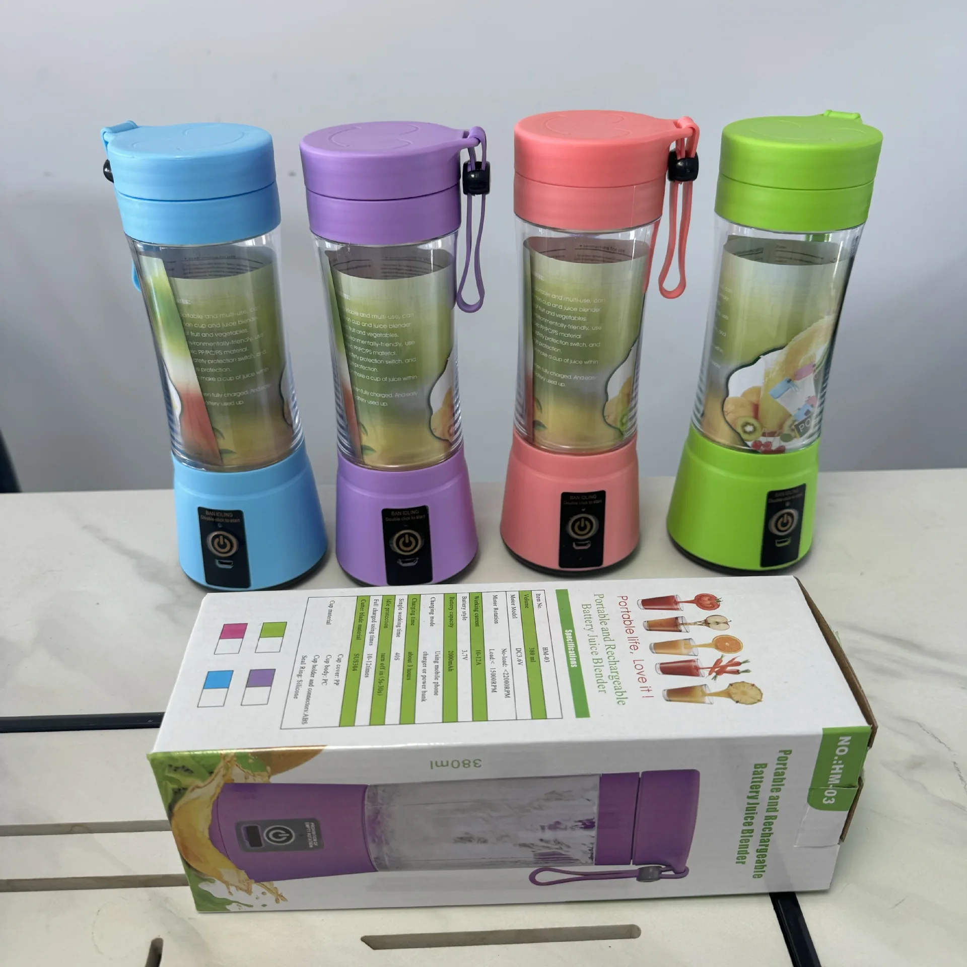 Portable Electric Fruit Juicer USB Mixer Mini Food Processor Personal Blender Cup Juicer Blenders