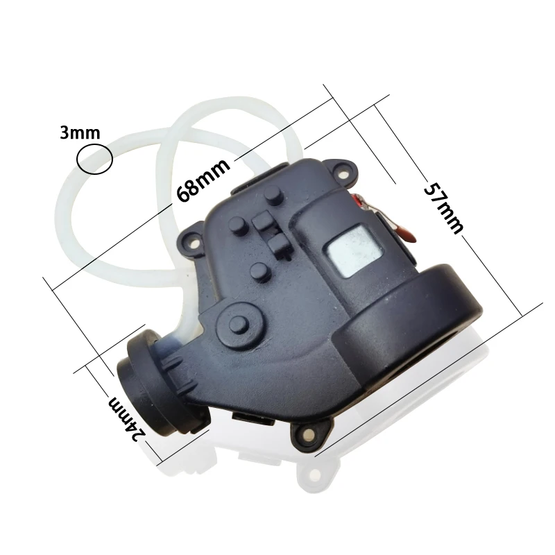 Toy bubble gearbox accessories black color plastic electric motor for kids gift toys