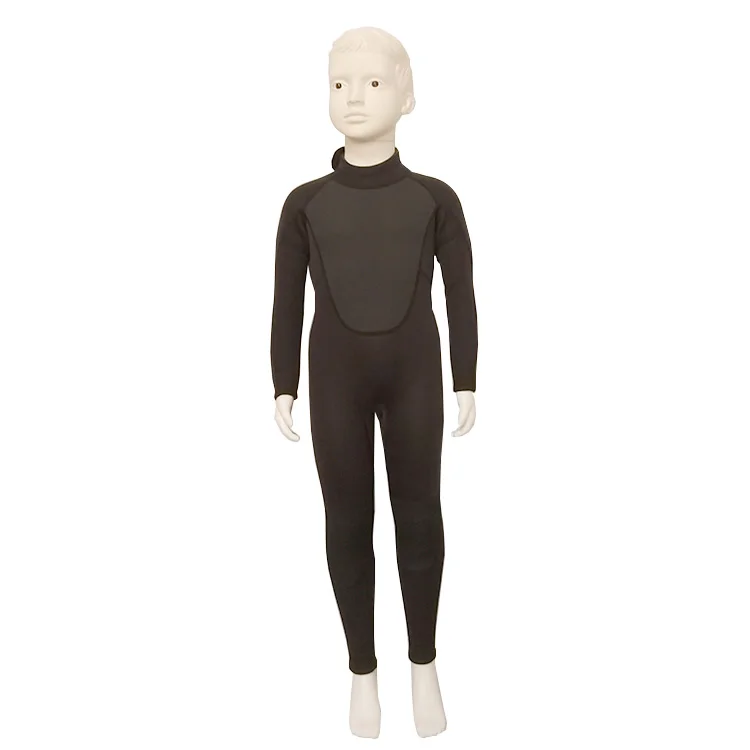 Wholesale Custom Logo Child 3mm Black 100% Neoprene Waterproof Wetsuit