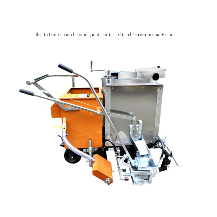 Hand Push Hot Melt Thermoplastic Painting Highway Road Line Marking Machine