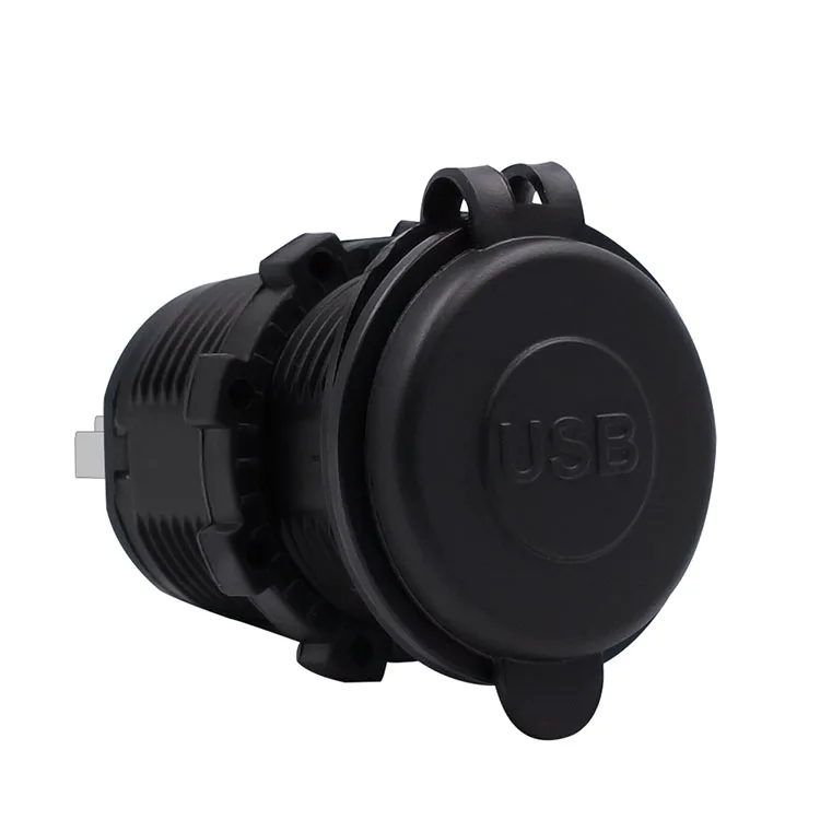 Usb Car Charger Adapter 12v 24v 2.1a Double Port Charger Socket For Car Bus