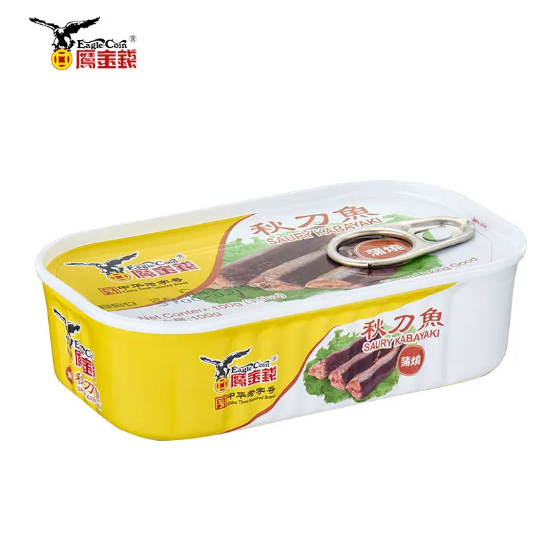 Premium Quality tin fish canned Highly Certified saury fish Canned Food saury fried canned fish