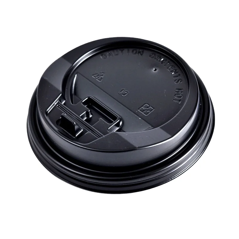 90mm black lock lids PS PP PLA manufacture