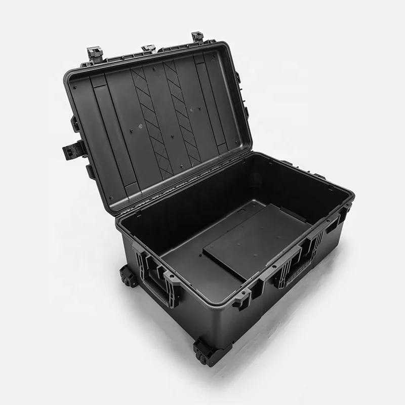 217X Waterproof Shockproof Rugged Rolling equipment case Heavy Duty Tool Box DJ Flight Case with Wheels