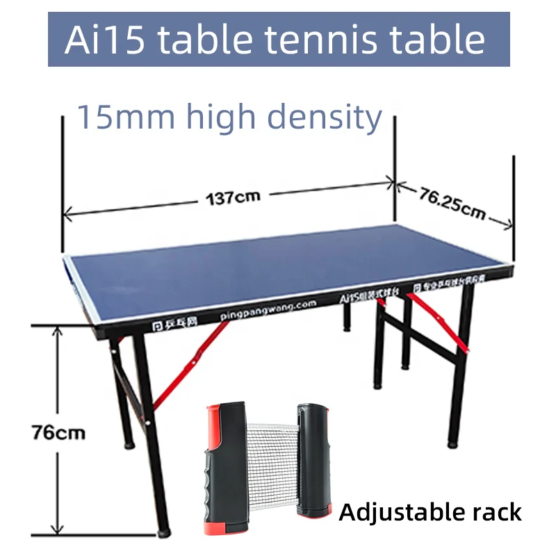 PINGPANGWANG Ai15 assembly type table tennis tables Portable pingpong Training Equipment in indoor OEM