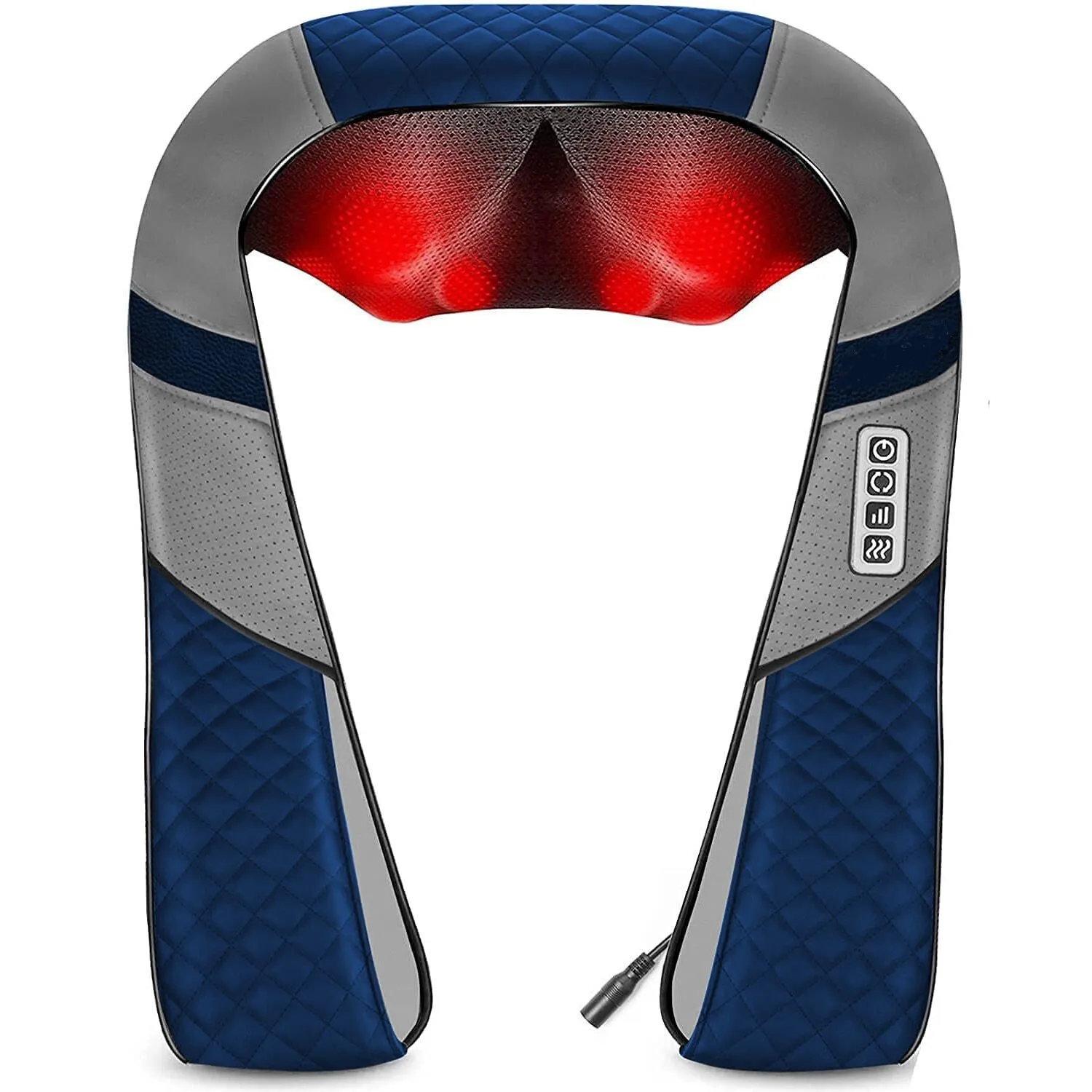 Shiatsu Neck and Back Massager with Soothing Heat Electric Deep Tissue 3D Kneading Massage Pillow for Shoulder and neck massage