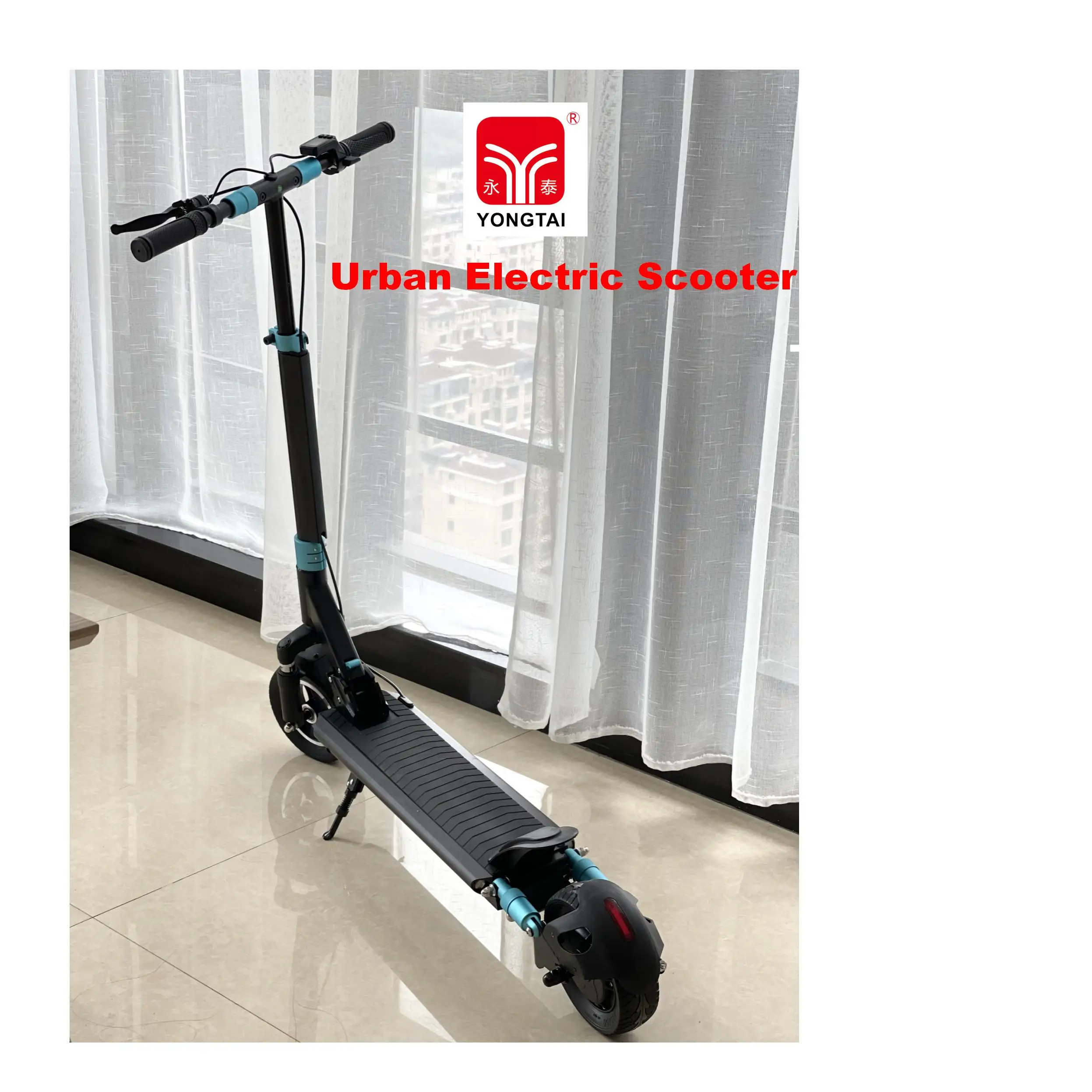 Wholesale Price Chinese Electric Scooters 8in Rubber Wheel Dual Suspension Foldable Electric Adult Scooter
