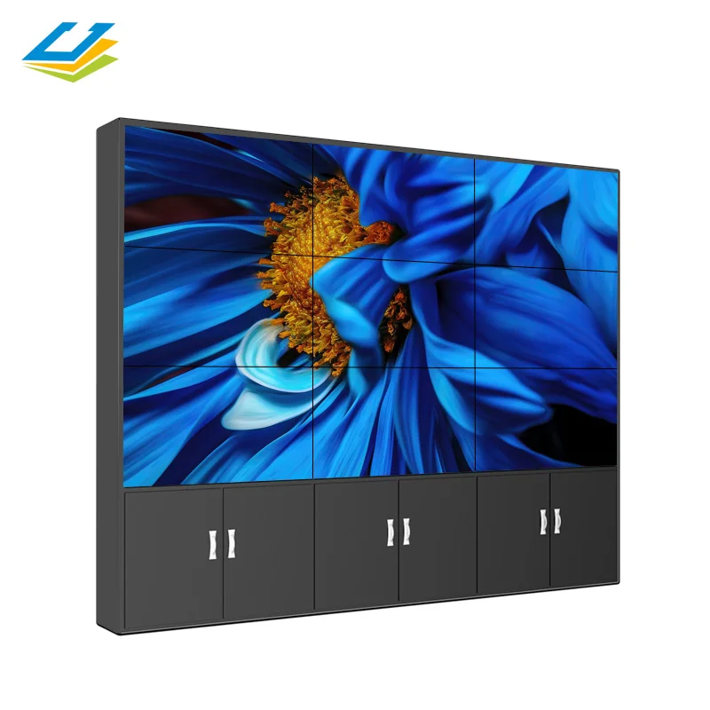 49 55 inch indoor did lcd video wall panel matrix splicing screen seamless video wall for advertising display
