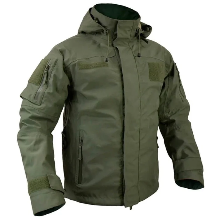 Оптовая продажа черная тактическая куртка Softshell безопасности с логотипом