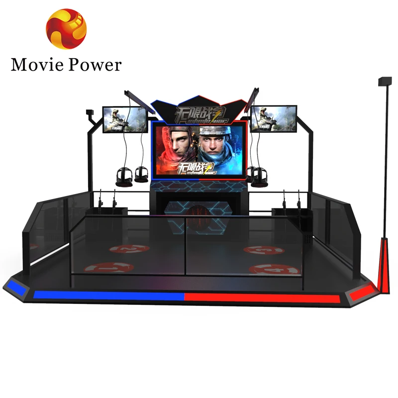 Indoor Entertainment Arcade game shooting Vr Station KAT Multiplayer 4 playersIndoor Infinity War Shooting Games