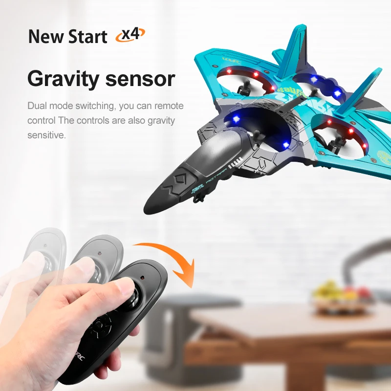 360 degree stunt rotation v17 remote control jet plane EPP foam fighter rc aircraft plane toy
