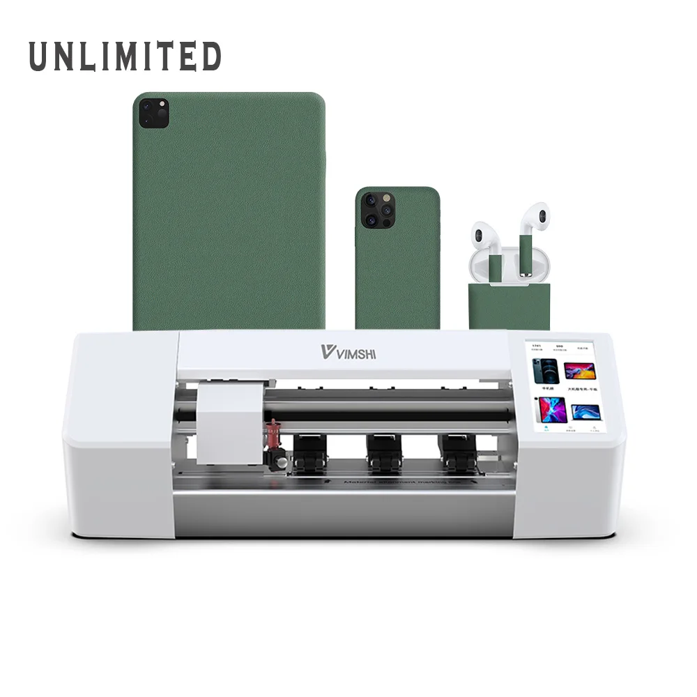 VIMSHI Unlimited advanced technology mobile phone screen protector laser film cutting machine plotter for iphone ,for samsung