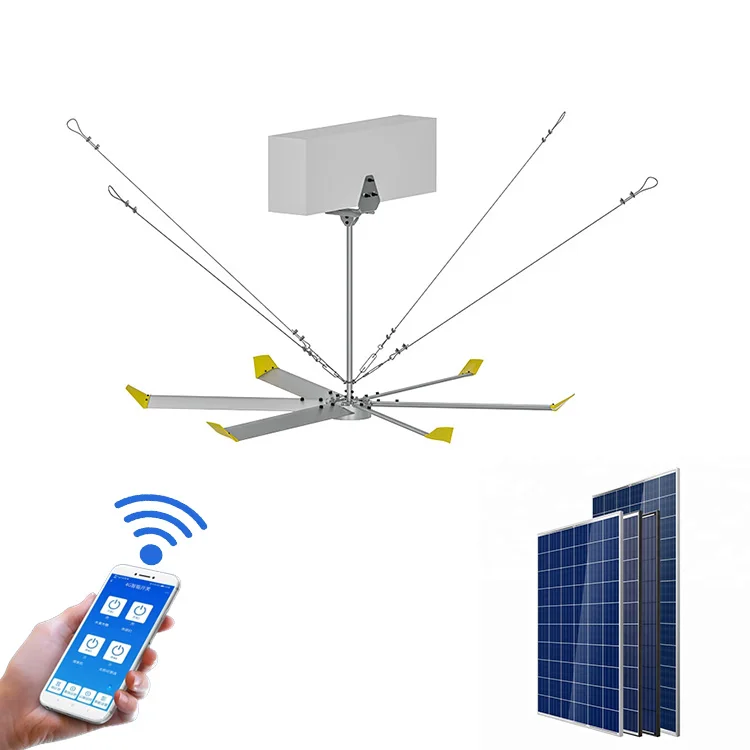 Поддержка источника солнечной энергии и пульта дистанционного управления, малошумные потолочные вентиляторы для домашнего потолка