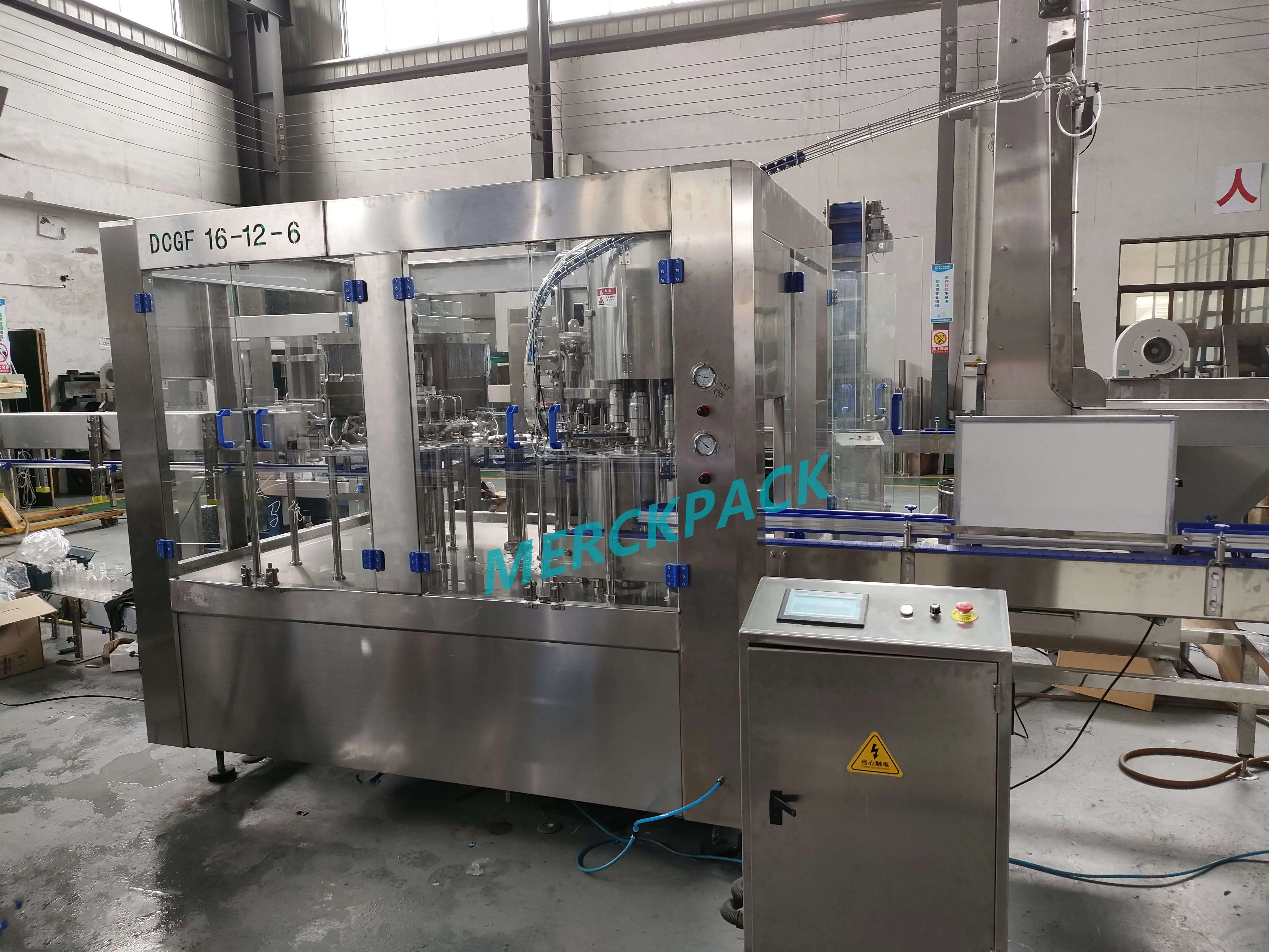 Automatic PET Plastic Bottle 3IN1 Sparkling Carbonated CO2 Soft Gas Soda Drink Beverage Filling Bottling Machine Production Line