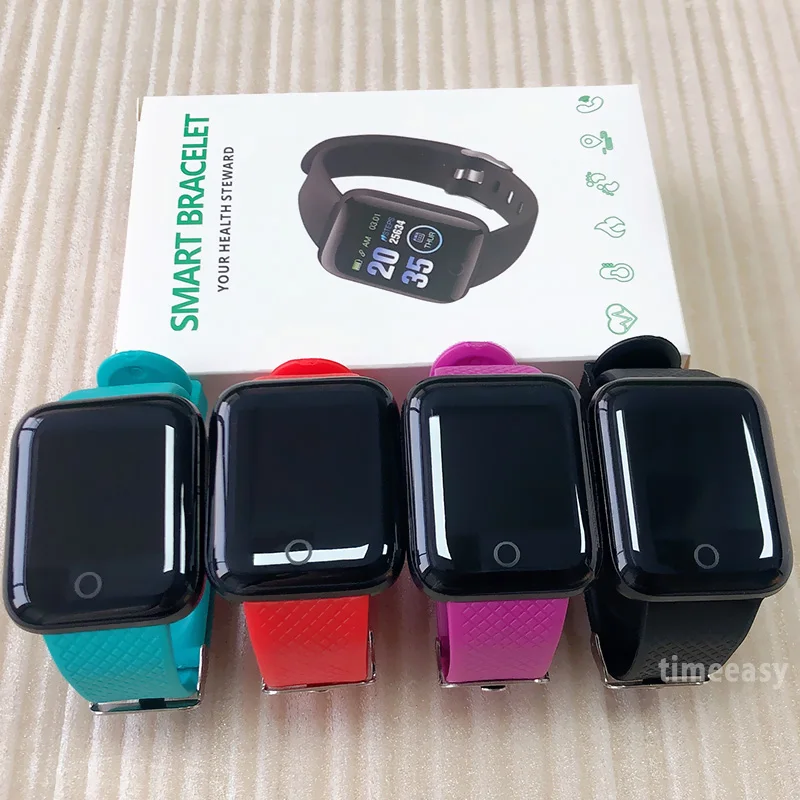 2022 Amazon Hot Selling smart watch 116plus Pedometer Heart Rate Bt 4.0 Smart Bracelet Reminder Watch Smart Band 116 Plus
