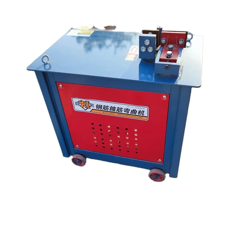 GF20 CNC  China Factory Customization Electric Power Spiral Bender Automatic Steel Bar Rebar Bending Machine