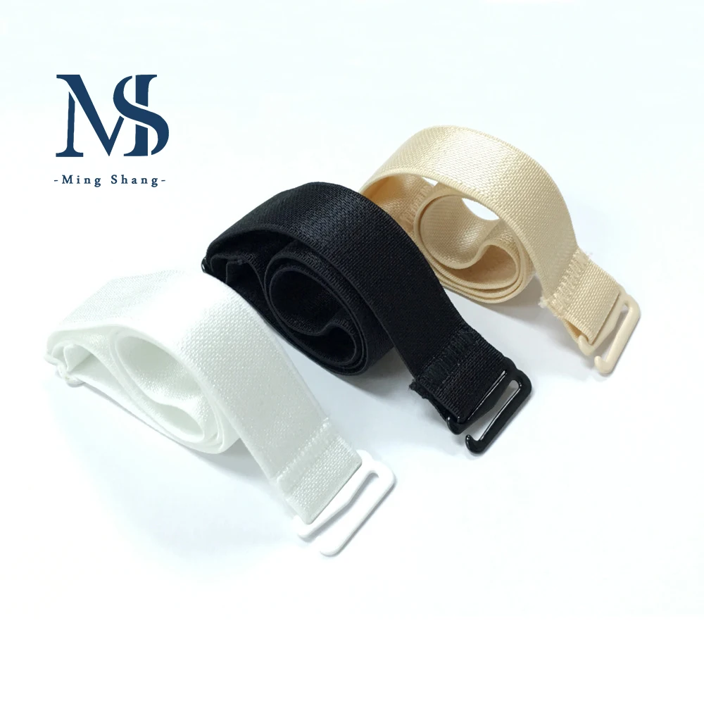Economics Wholesale Stock Custom Color 18 mm  Bra Strap Elastic Bra Strap For Lingerie Shoulder Strap