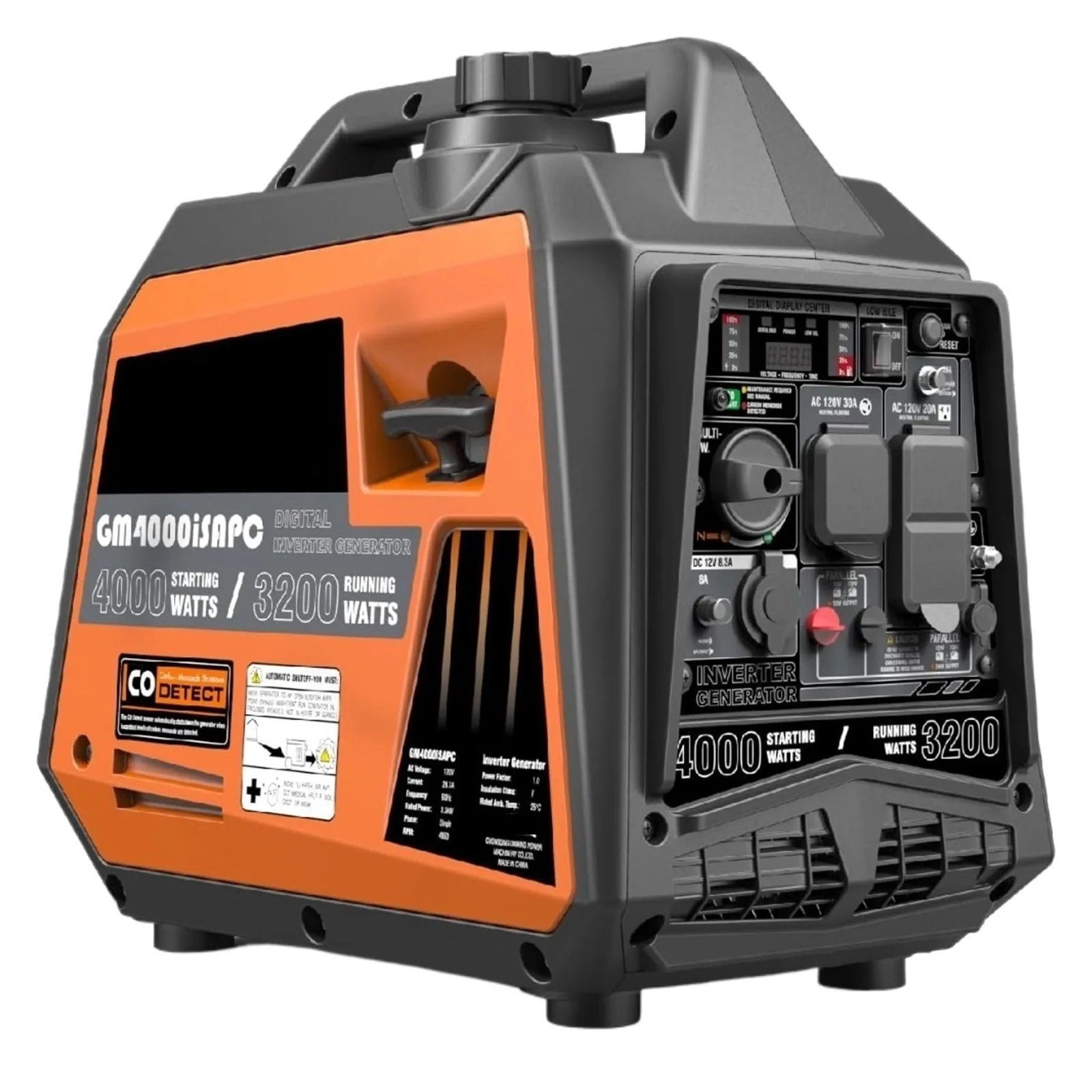 SenHuo 4000 Вт ультра-тихий двигатель 145cc портативный инверторный генератор