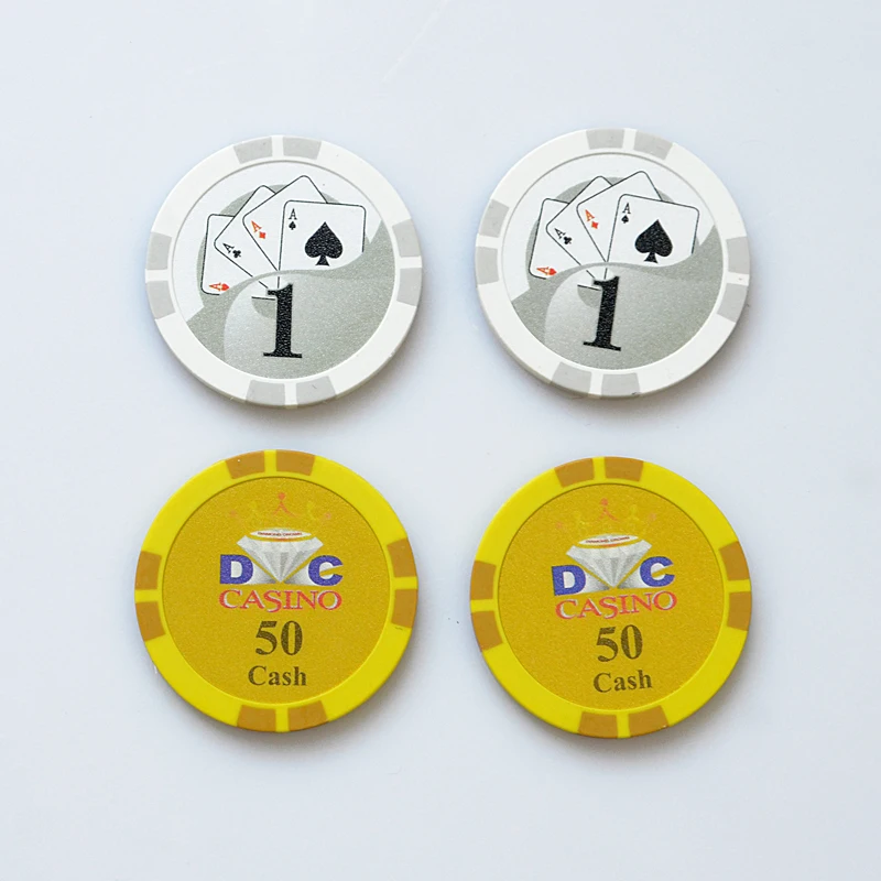 Factory Direct Sales Custom Logo Poker Chip Golf Ball Markers