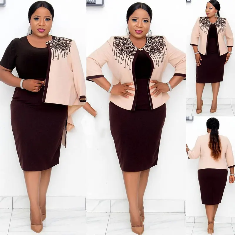 Ladies elegant casual turkey women luxury formal office dresses for work